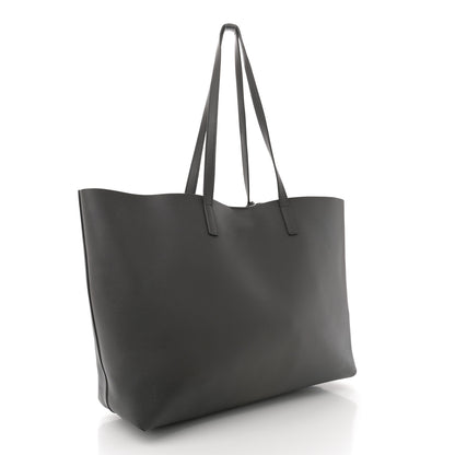Saint Laurent Calfskin Large Shopping Tote Fog 4 of 13
