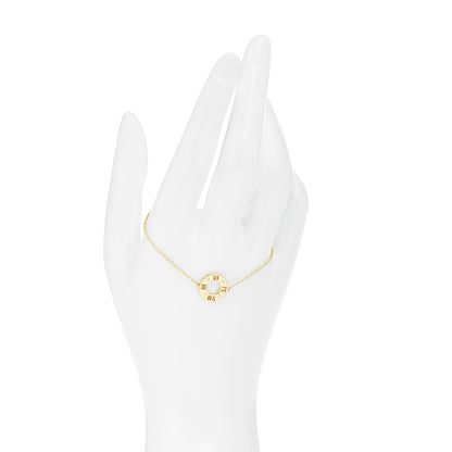 Tiffany 18K Yellow Gold Diamond Atlas Pierced Bracelet 2 of 5