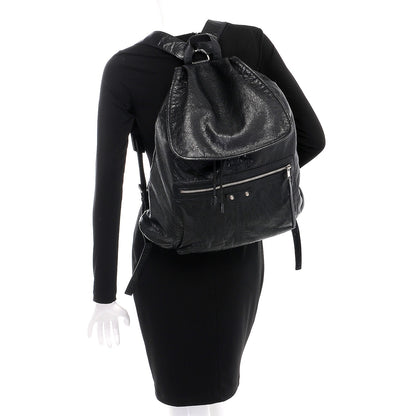 Balenciaga Agneau Classic Hardware S Traveler Backpack Black 2 of 17