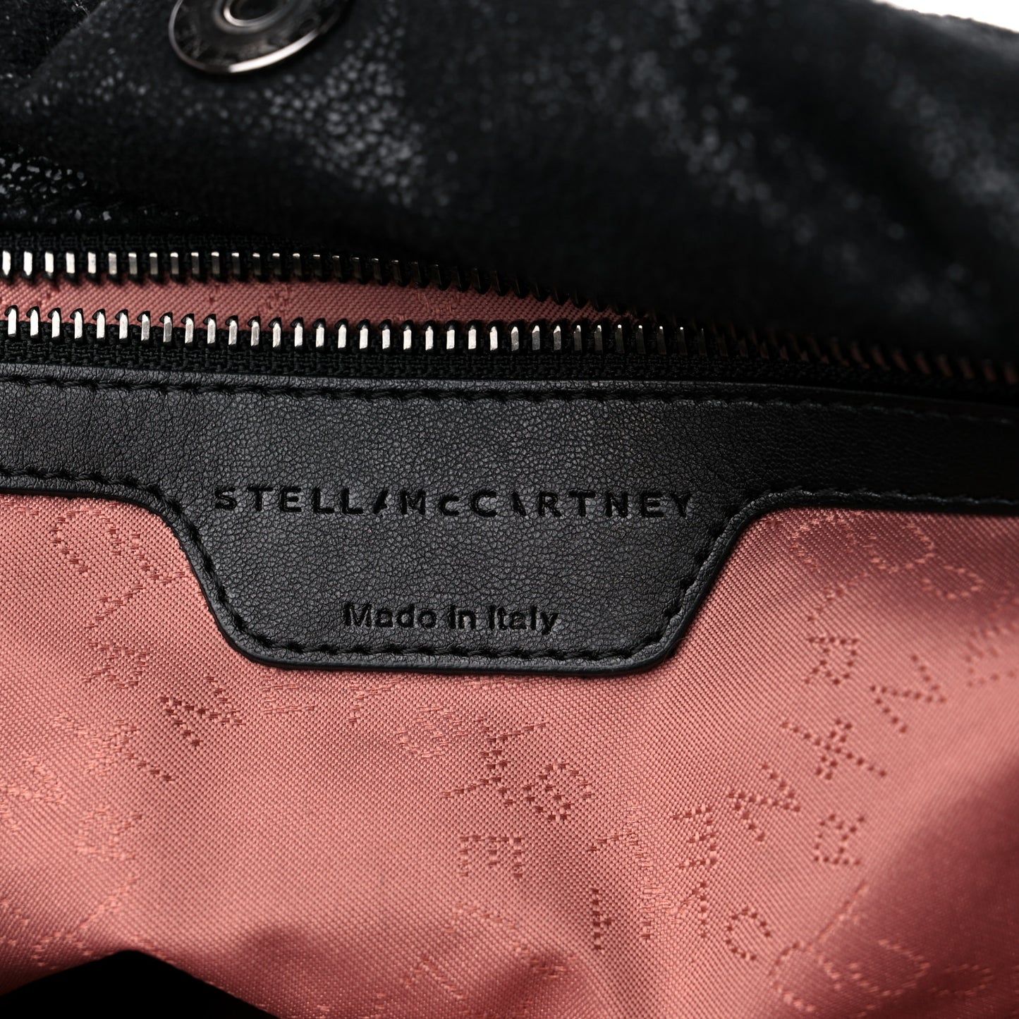 Shaggy Deer Falabella Fold Over Tote Black