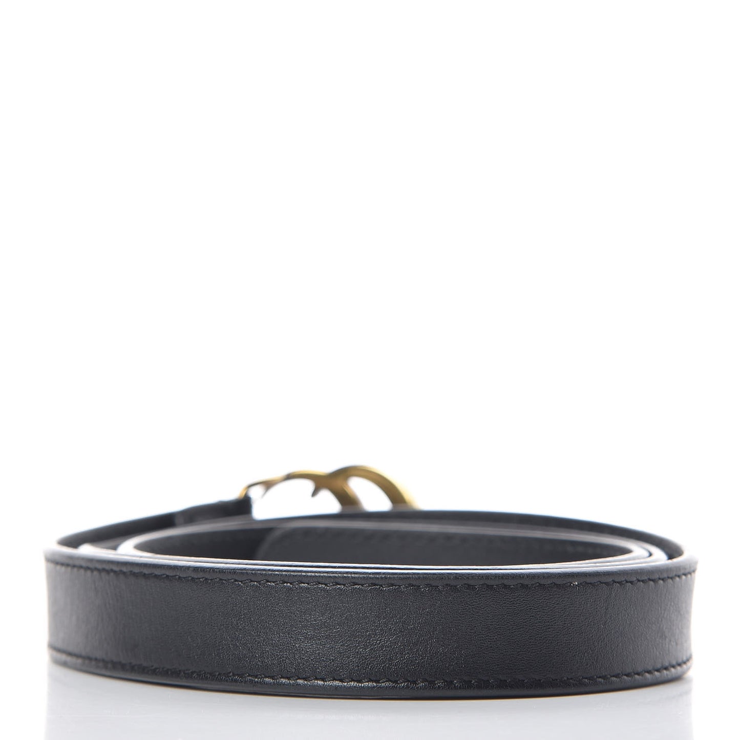 Calfskin Double G 20mm Belt 85 34 Black