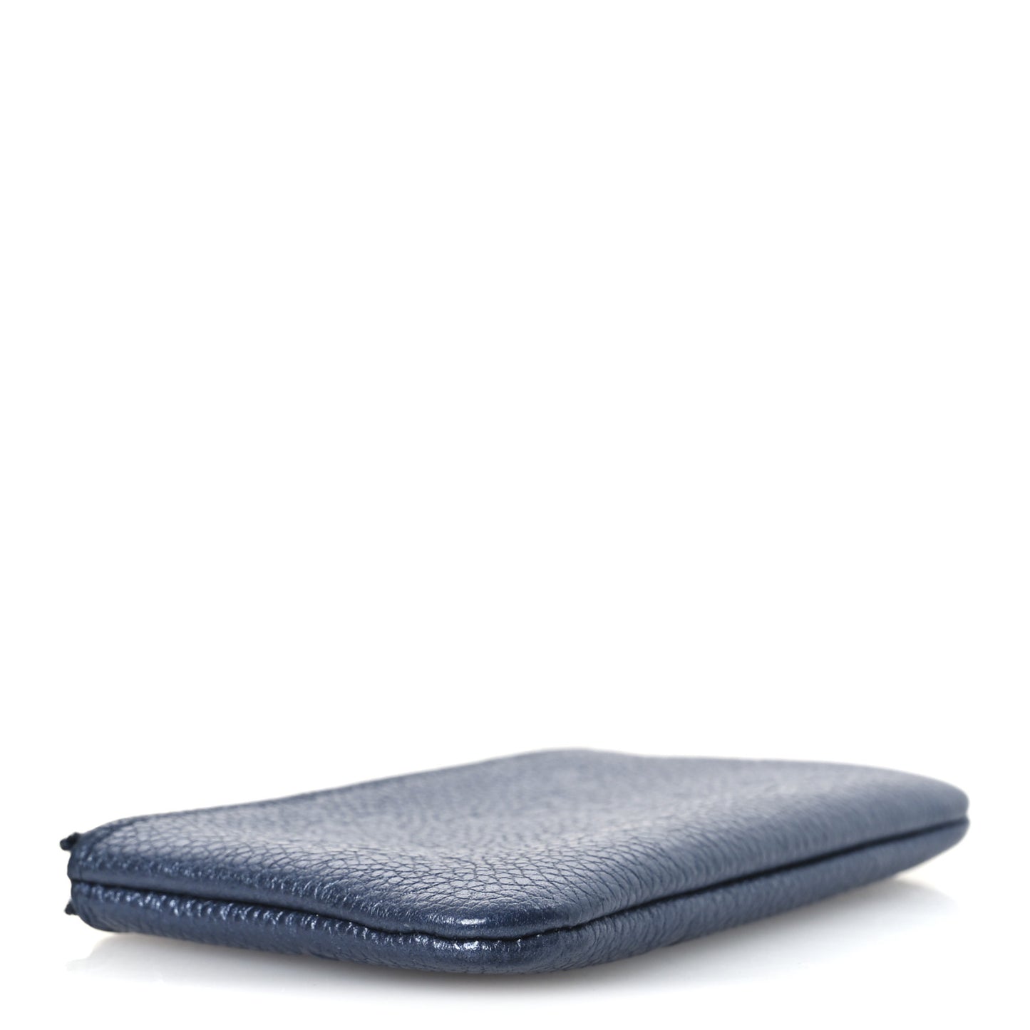 Metallic Empreinte Monogram Giant Key Pouch Navy Nacre