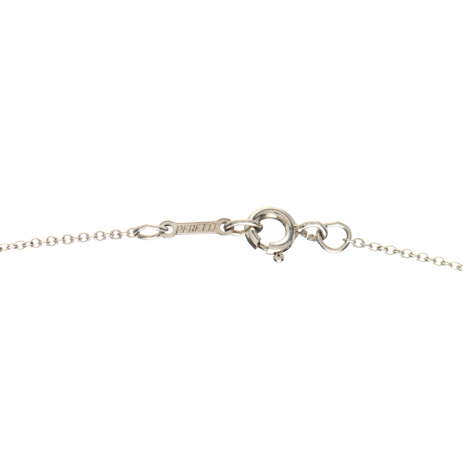 Tiffany Sterling Silver Elsa Peretti Infinity Cross Pendant Necklace 5 of 5