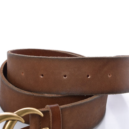 Gucci Faded Calfskin Double G 40mm Belt 85 34 Cuir 5 of 6