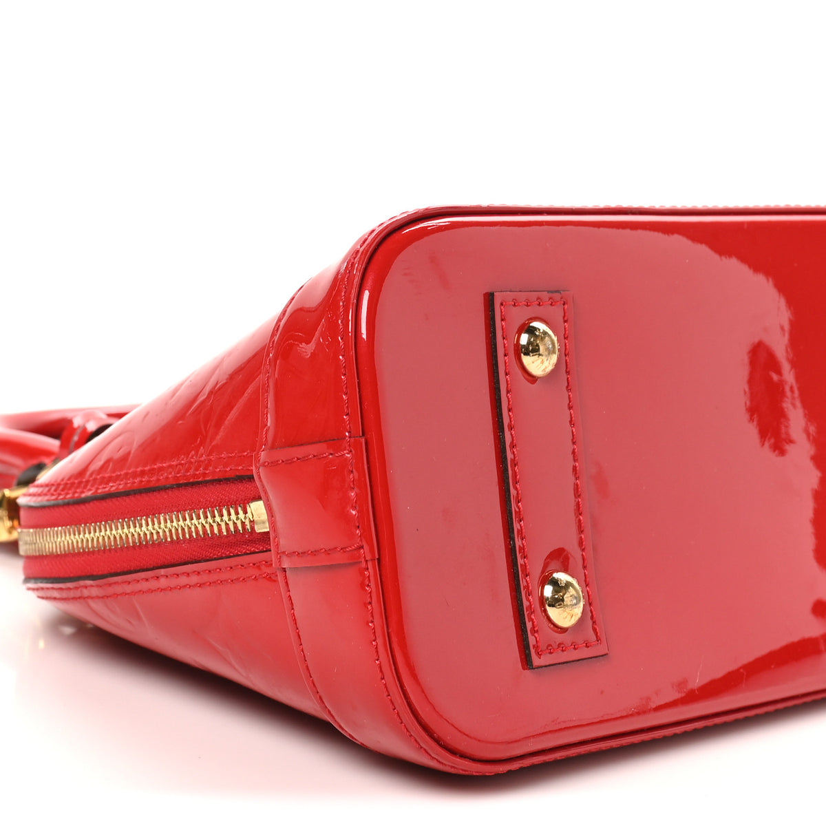 Louis Vuitton Vernis Alma BB Pomme D'Amour 8 of 9