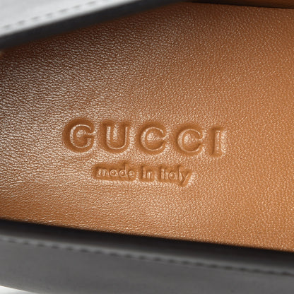 Gucci Calfskin Womens Jordaan Loafers 37 Black 6 of 11