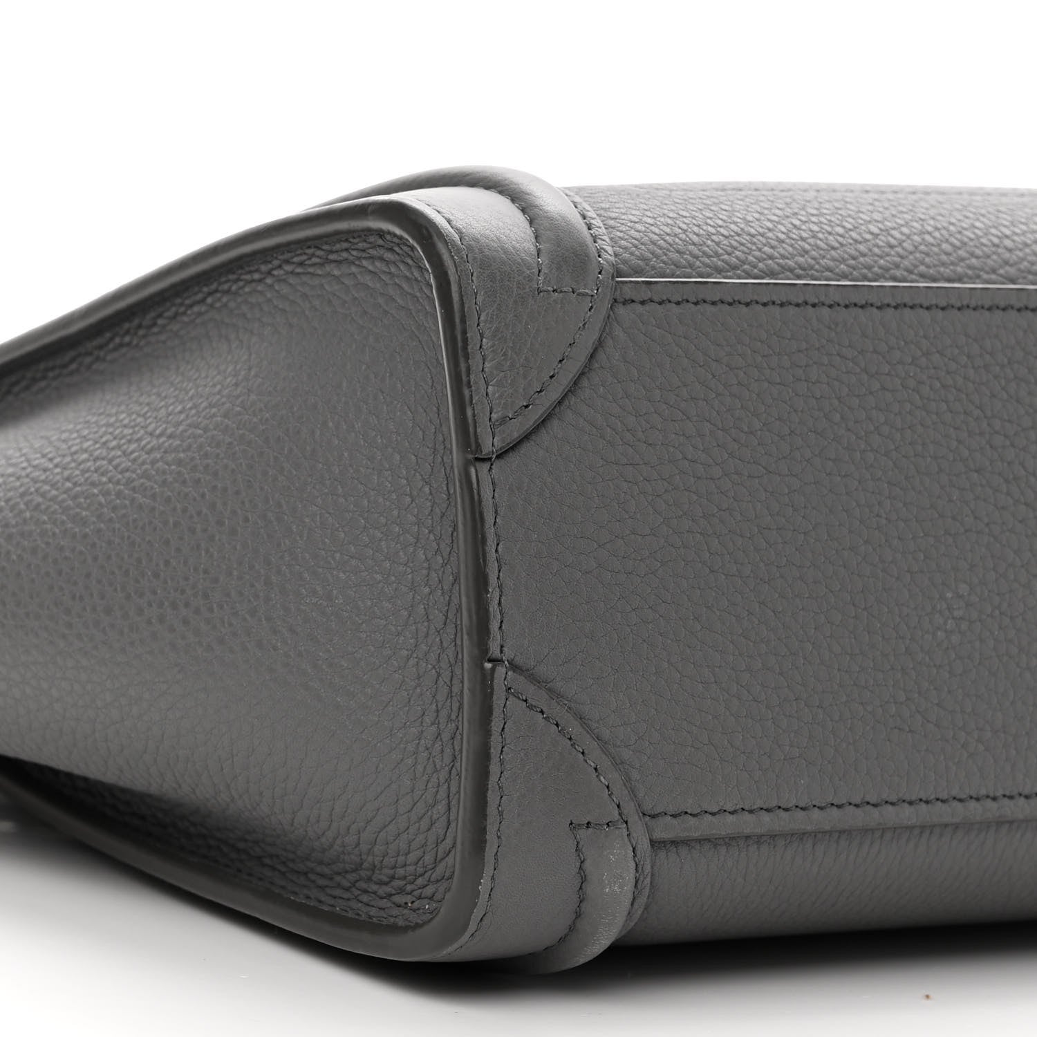 Celine Baby Drummed Calfskin Nano Luggage Kohl 9 of 10