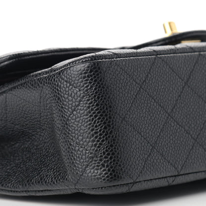Chanel Caviar Quilted Medium Double Flap Black 8 of 11
