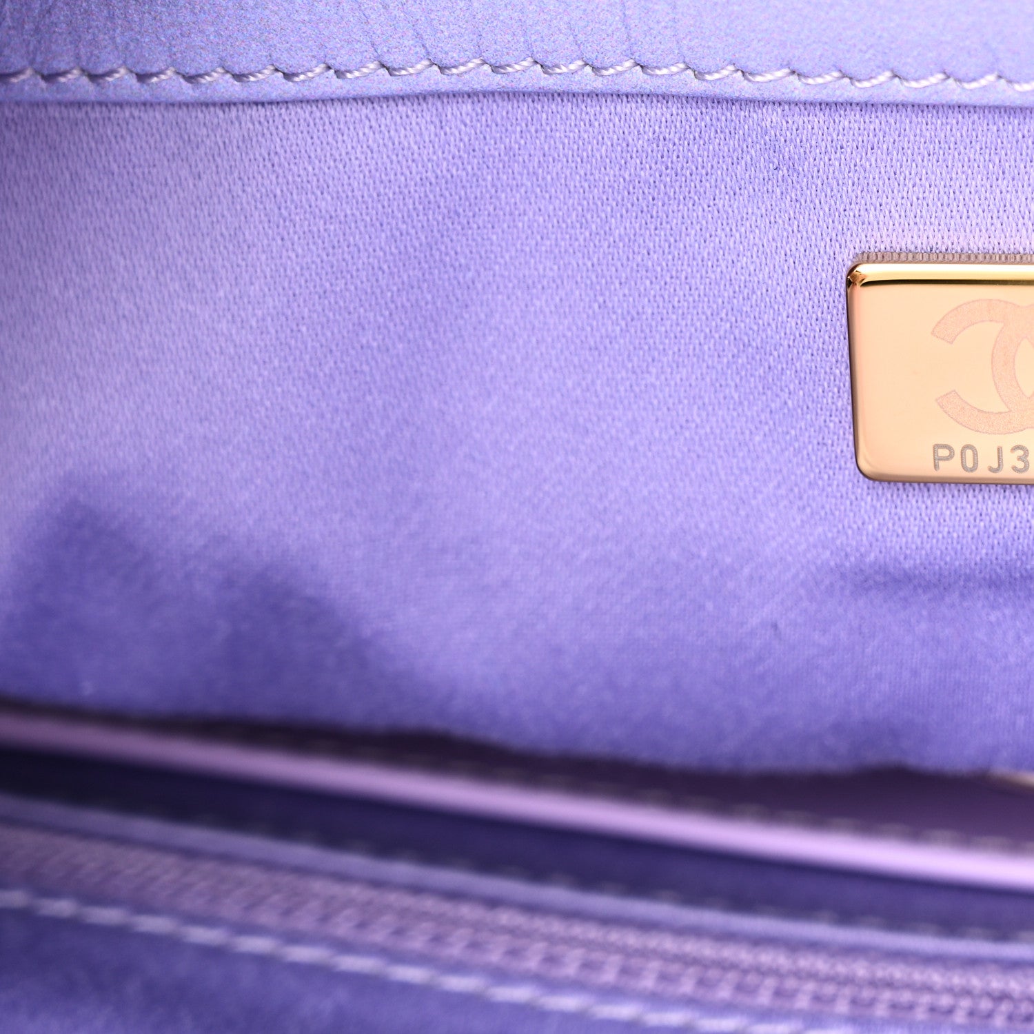 Chanel Shaded Calfskin CC Hobo Light Purple Pink Coral 7 of 10
