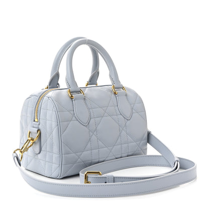 Christian Dior Calfskin Macrocannage Groove 20 Bag Pale Blue 3 of 10