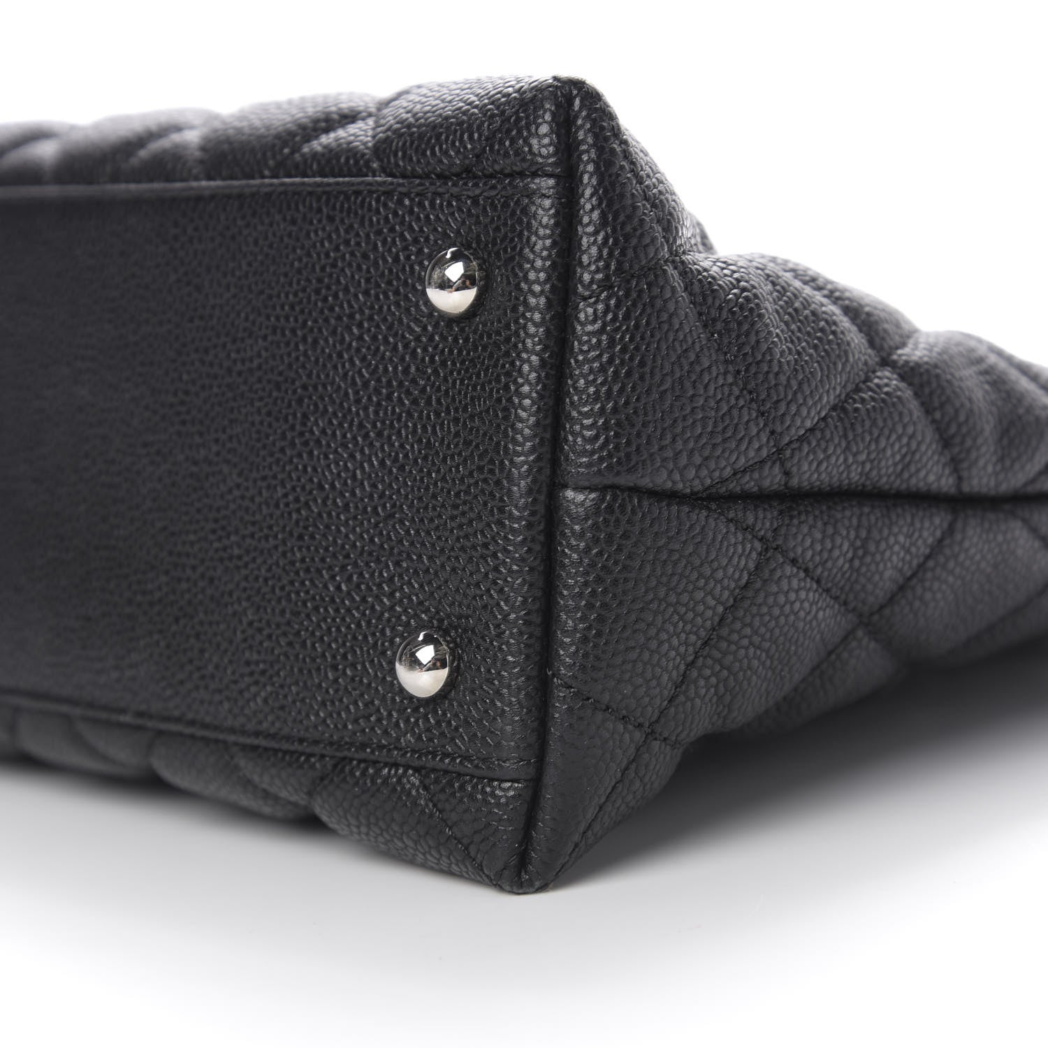 Chanel Caviar Quilted CC Shopping Tote Black 9 of 11