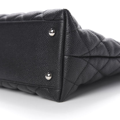 Chanel Caviar Quilted CC Shopping Tote Black 9 of 11