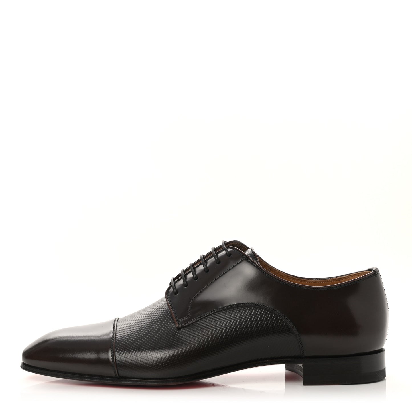 Calfskin Shadow Wash Mens Top Daviol Flat 41 Havane