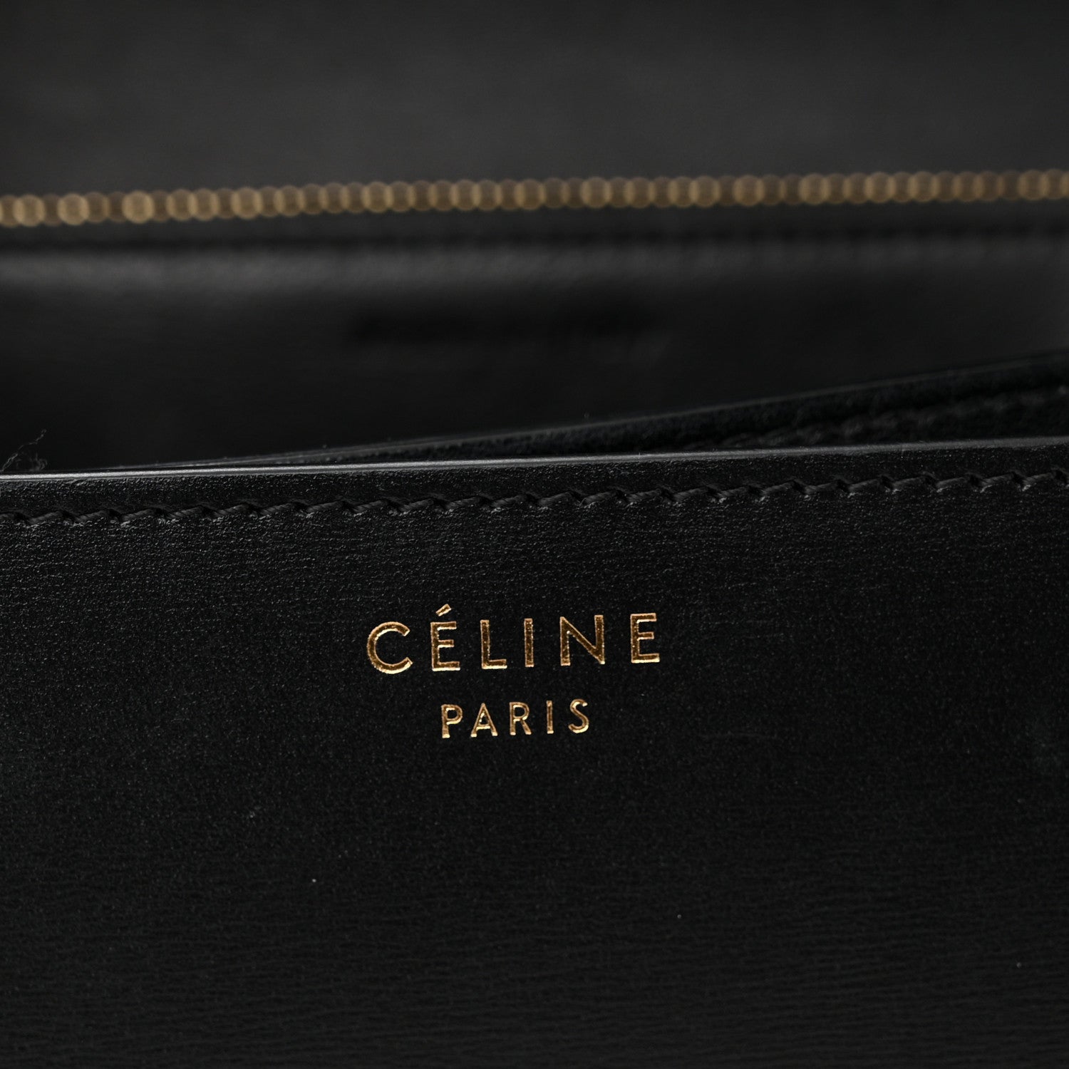 Celine Box Calfskin Medium Classic Box Flap Bag Black 7 of 11