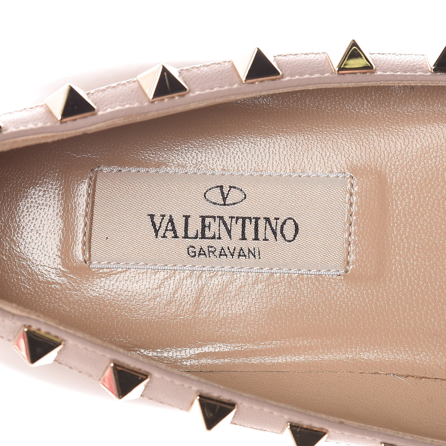 Patent Rockstud Ballerina Flats 36.5 Poudre