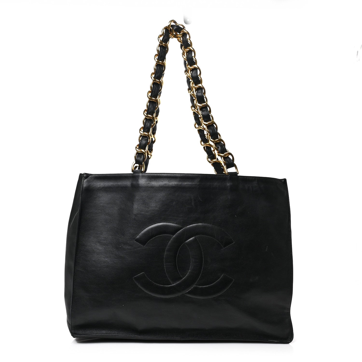 Chanel Lambskin Jumbo CC Shoulder Bag Black 2 of 19