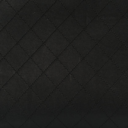 Chanel Grained Calfskin Stitched Large Label Click Shopper Tote Black 12 of 12