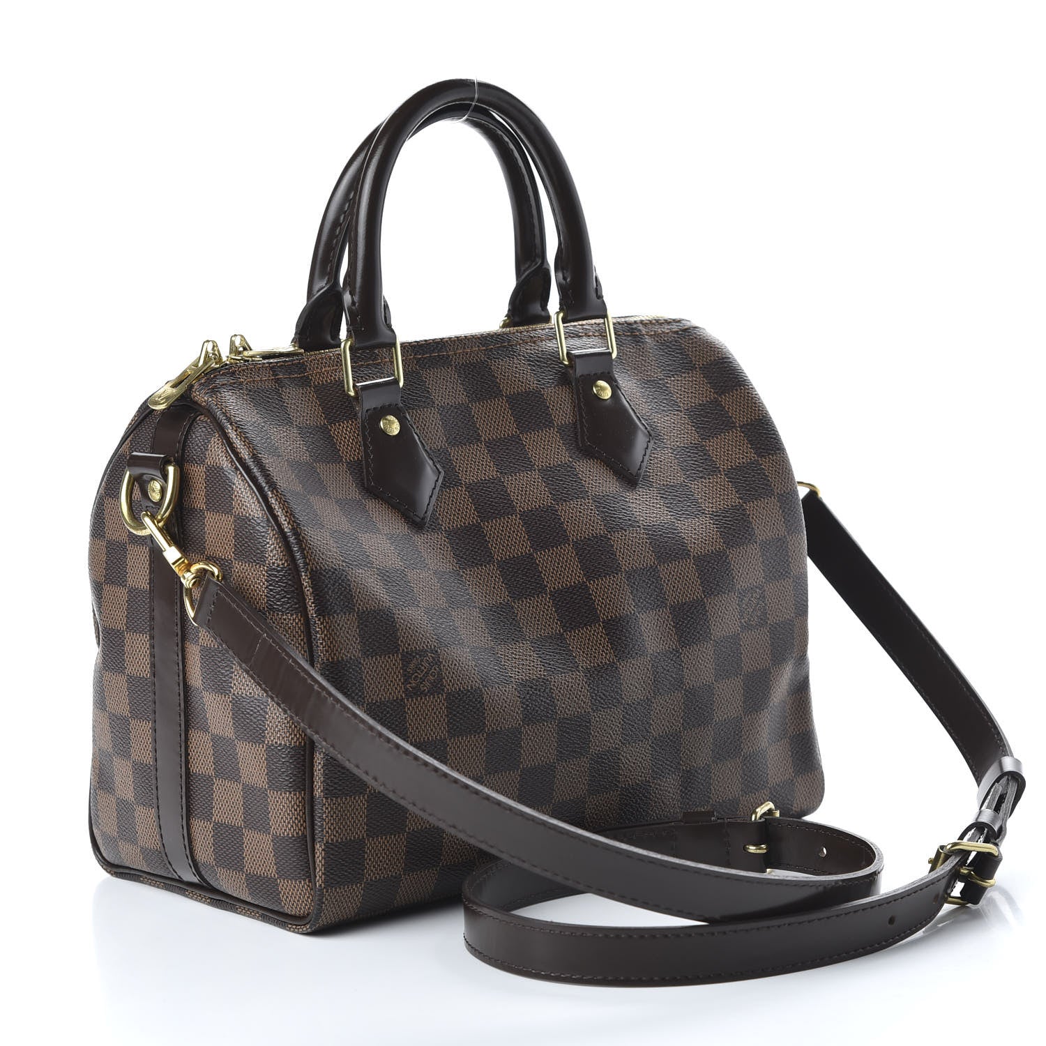 Louis Vuitton Damier Ebene Speedy Bandouliere 25 3 of 10