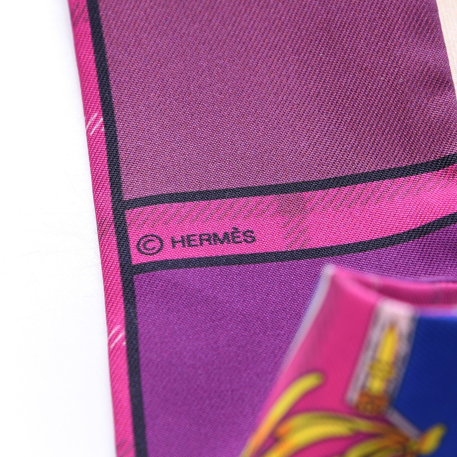 Hermes Silk Camails Twilly 4 of 5