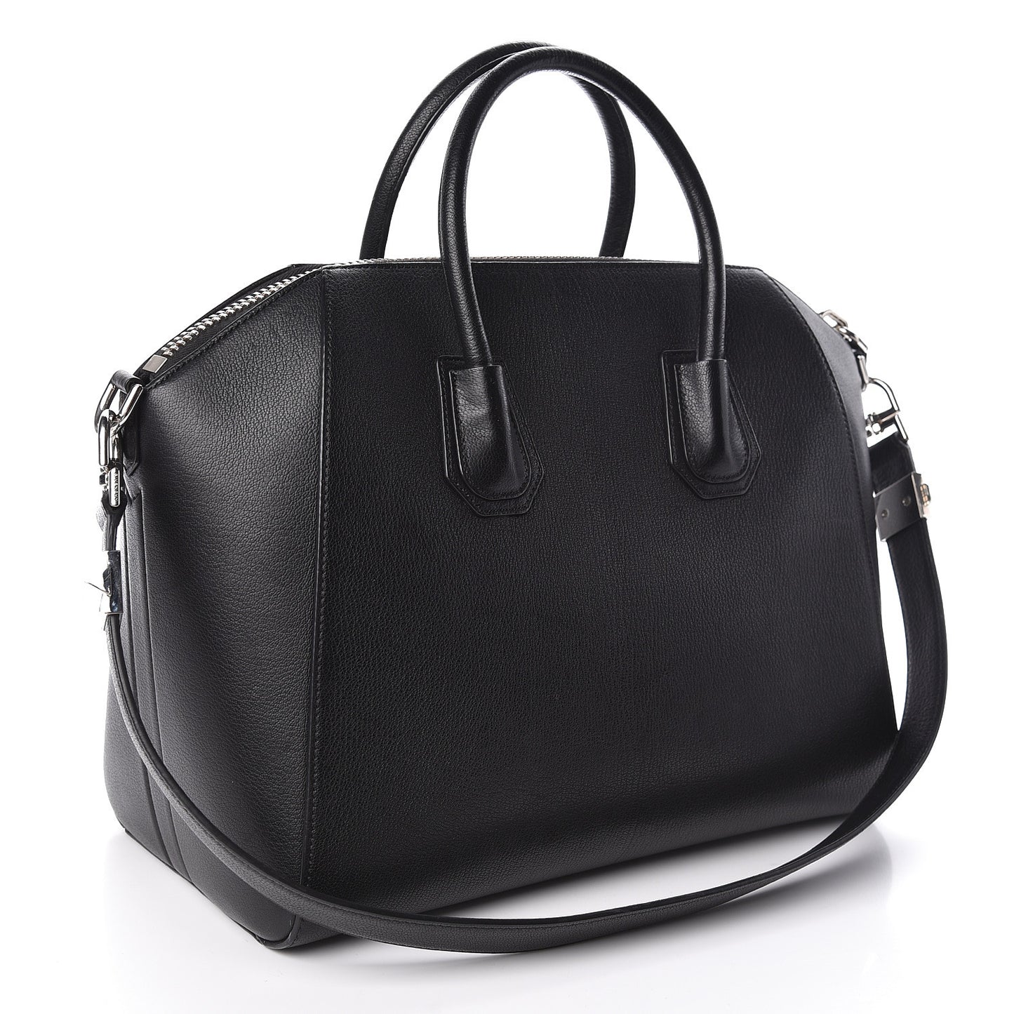 Sugar Goatskin Medium Antigona Black