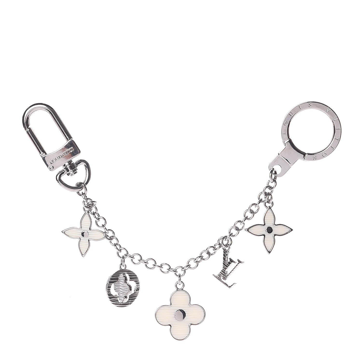 Louis Vuitton Fleur d'Epi Bag Charm Chain Ivory 1 of 3