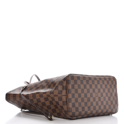 Louis Vuitton Damier Ebene Neo Neverfull MM Rose Ballerine 5 of 9
