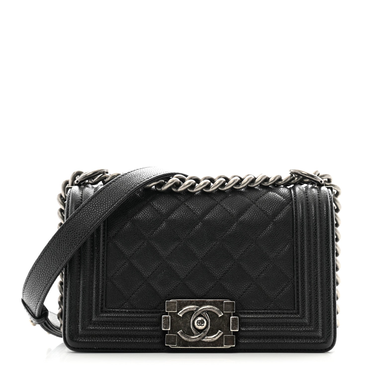 Chanel Caviar Quilted Small Boy Flap Black 1 of 13