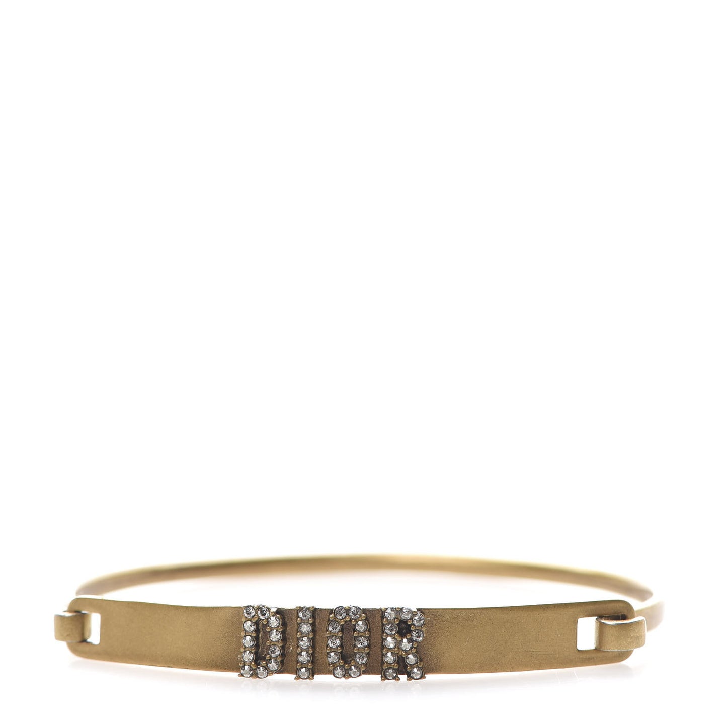 Metal Crystal Dio(r)evolution Bracelet Set Gold