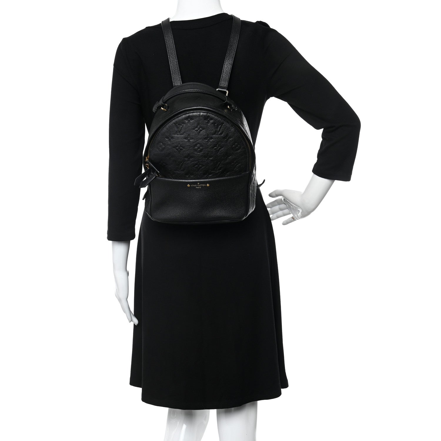Louis Vuitton Empreinte Sorbonne Backpack Black 2 of 12