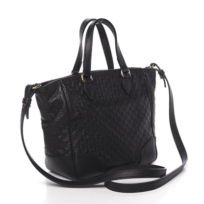 Gucci Microguccissima Small Bree Tote Black 3 of 12