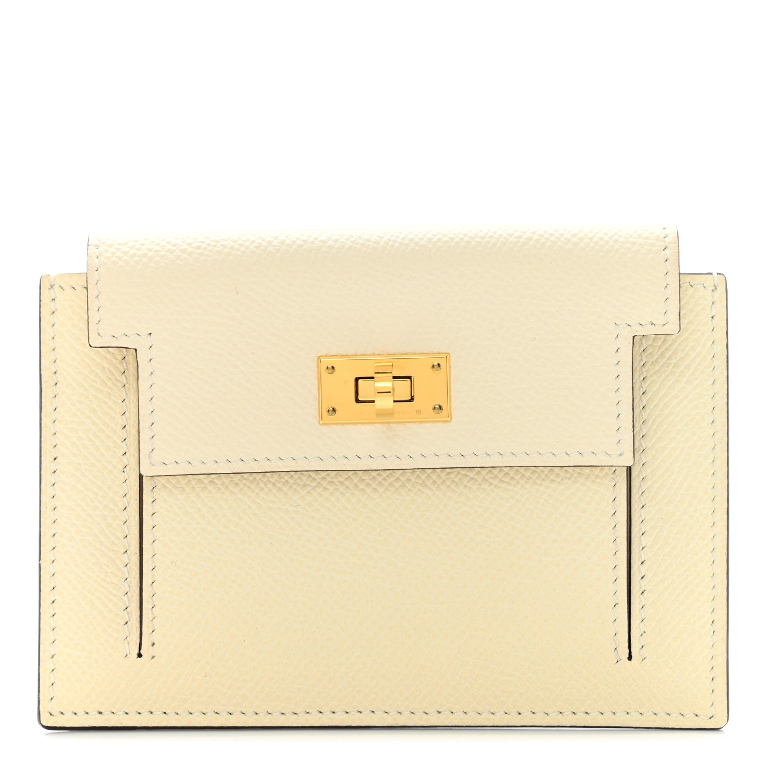 Hermes Epsom Kelly Pocket Compact Wallet Nata 1 of 8
