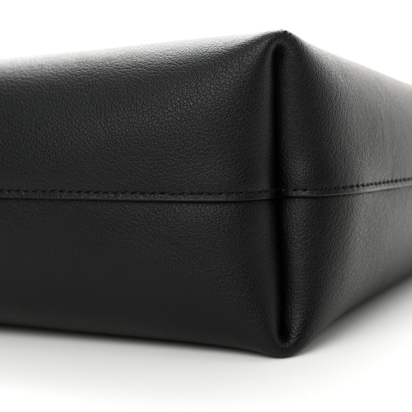 Calfskin North-South Shopping Tote Black