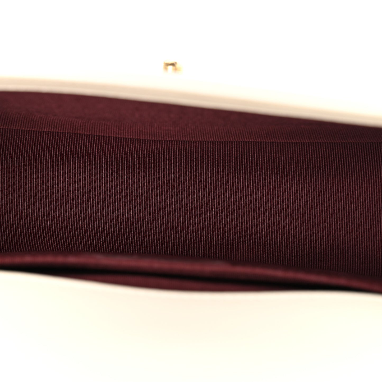 Caviar Suede Calfskin Chevron Medium Boy Flap White