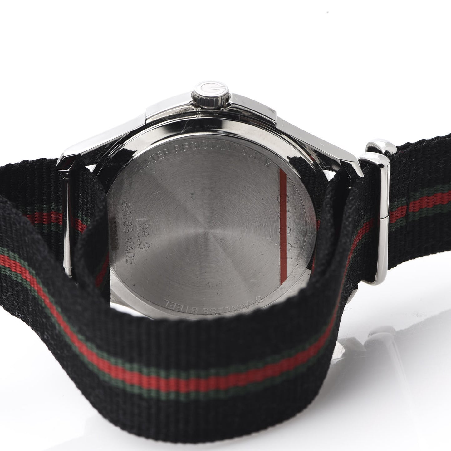 Stainless Steel Nylon 40mm G-Timeless Web Quartz Watch Black