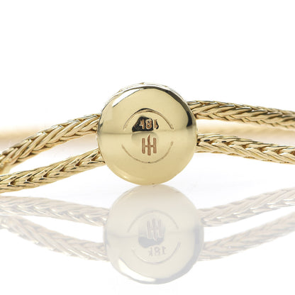 John Hardy 18K Yellow Gold Pink Spinel Classic Chain Station Bracelet 4 of 4