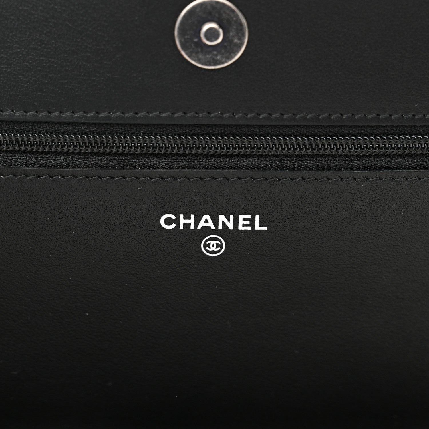 Chanel Caviar Quilted Boy Wallet On Chain WOC Black 6 of 13