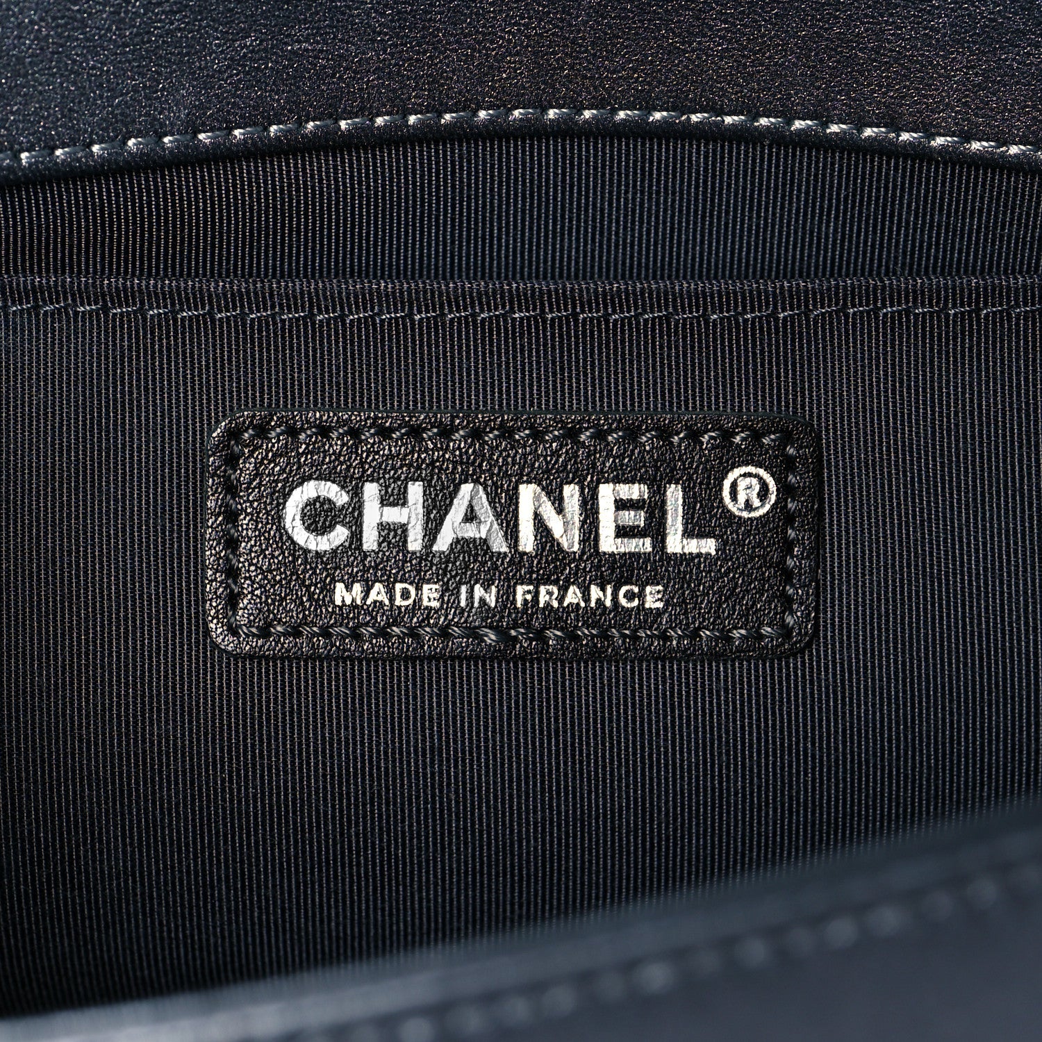 Chanel Tweed Metallic Lambskin Medium Boy Flap Silver 5 of 9