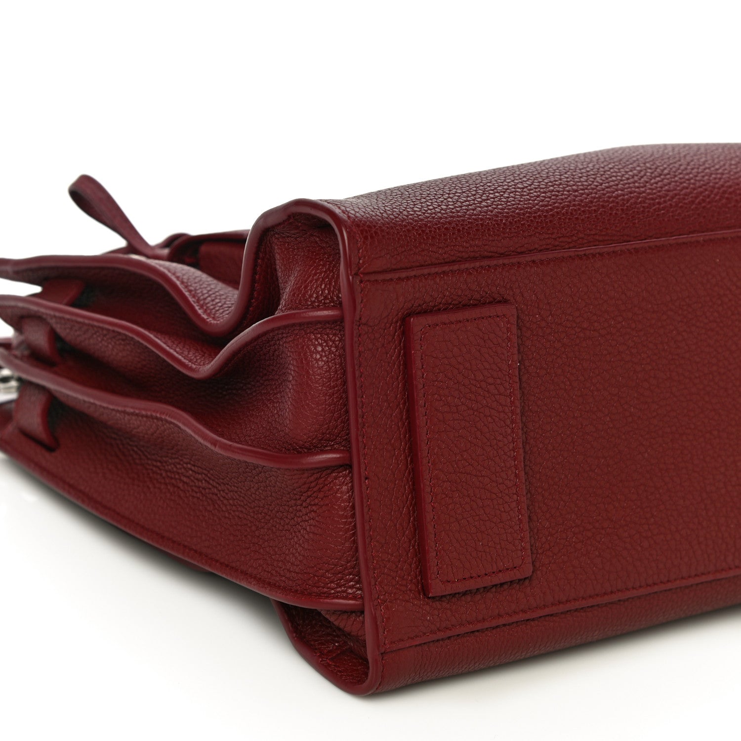 Saint Laurent Grained Calfskin Small Supple Sac De Jour Dark Pallisandre 11 of 17