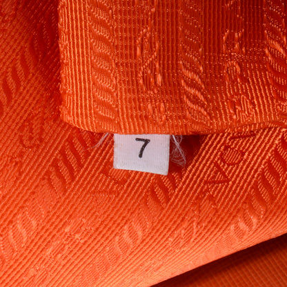 Prada Saffiano Lux Medium Double Zip Tote Papaya 8 of 11