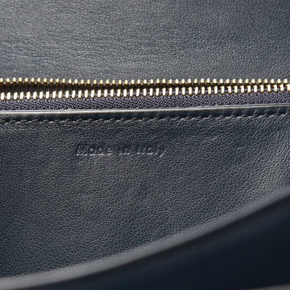 Celine Box Calfskin Medium Classic Box Flap Bag Navy 6 of 8