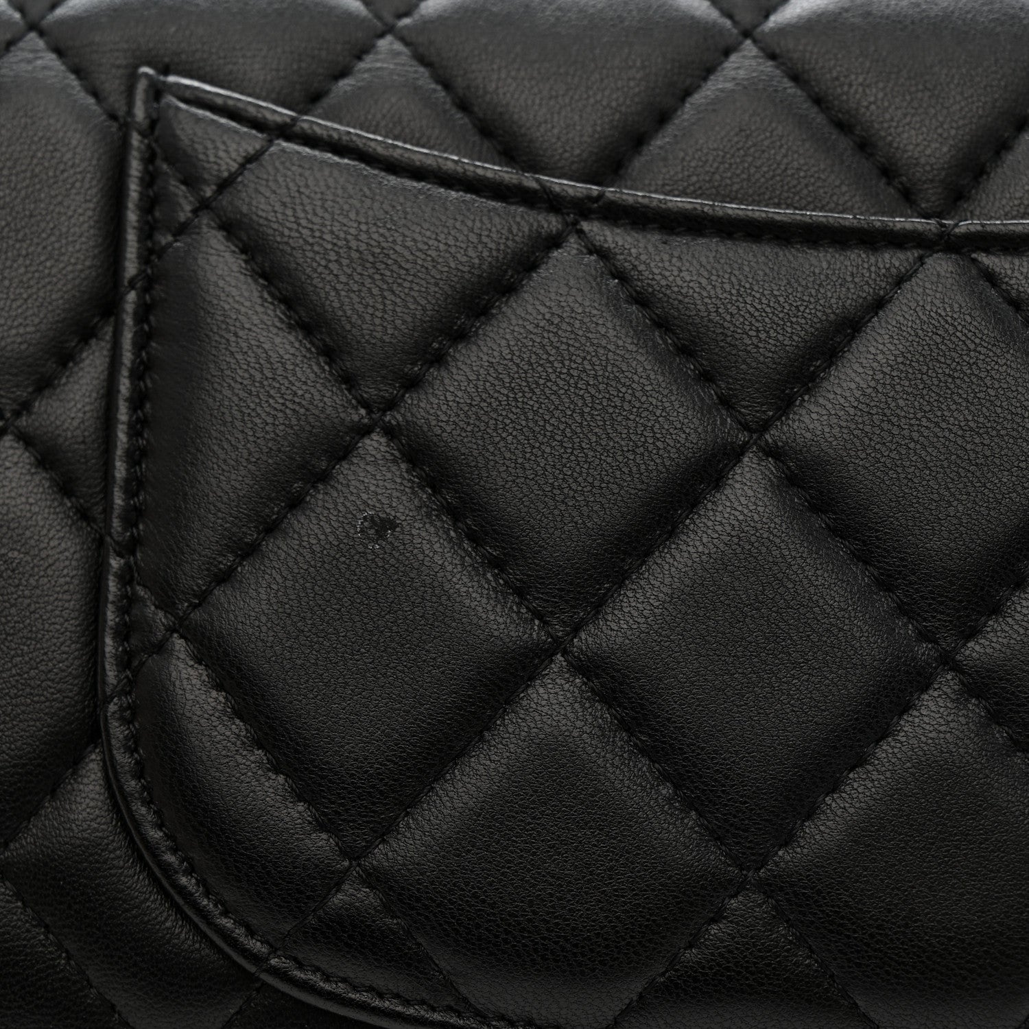 Chanel Lambskin Quilted Travel Wallet Black 10 of 12