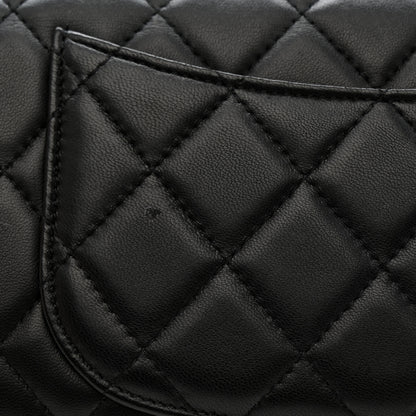 Chanel Lambskin Quilted Travel Wallet Black 10 of 12