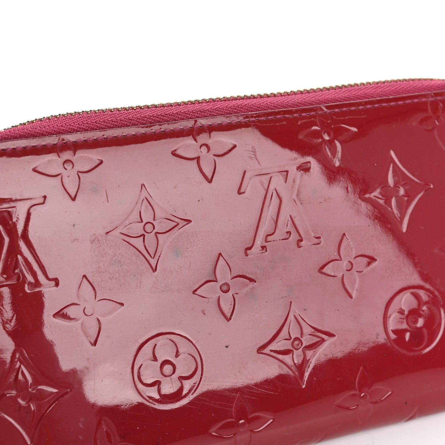 Louis Vuitton Vernis Zippy Wallet Pomme D'Amour 11 of 12