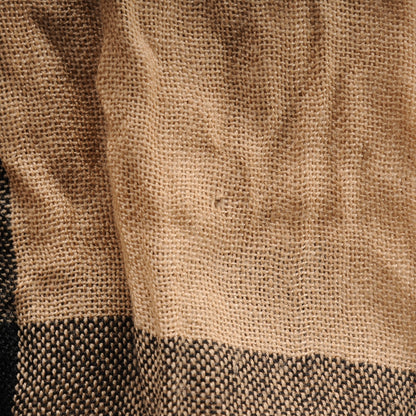 Burberry Merino Wool Cashmere Giant Check Crinkle Scarf Camel 10 of 10