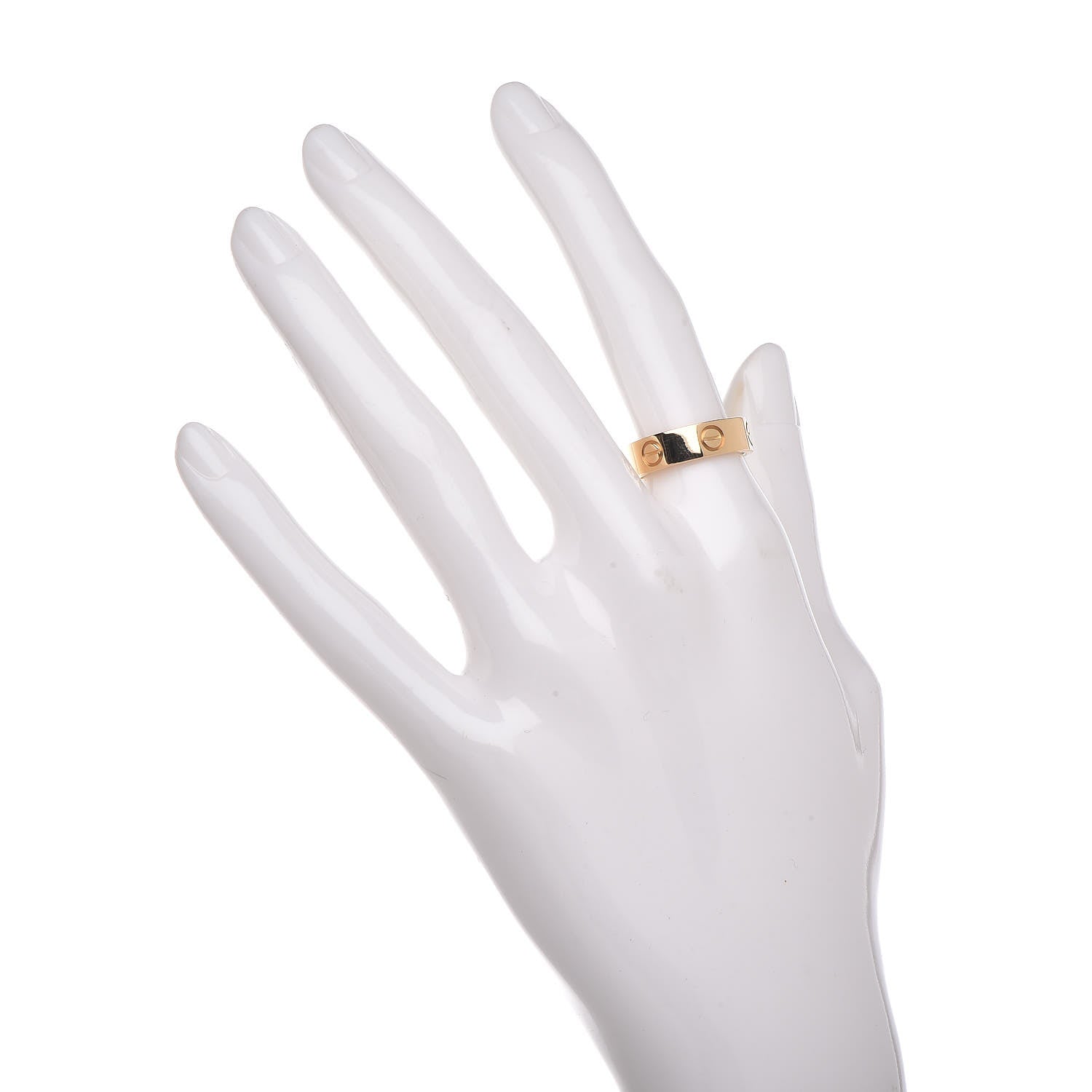 Cartier 18K Yellow Gold 5.5mm LOVE Ring 52 6 2 of 4