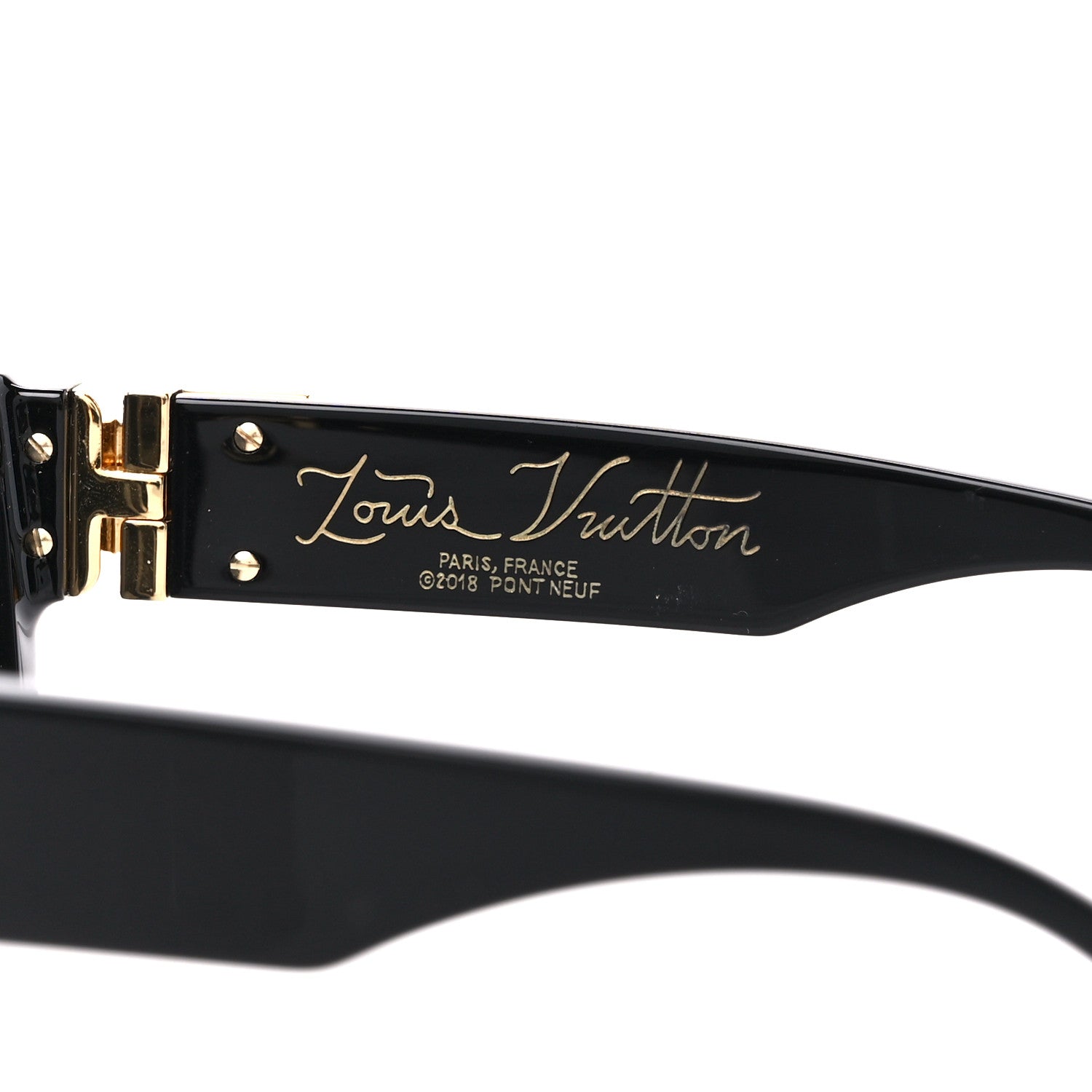 Louis Vuitton Acetate 1.1 Millionaires Sunglasses Z1165W Black 6 of 8