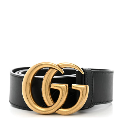Gucci Calfskin Double G 40mm Belt 85 34 Black 1 of 6