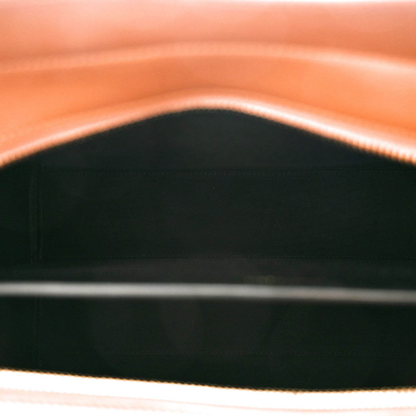 Canvas Calfskin Medium Uptown Tote Brown