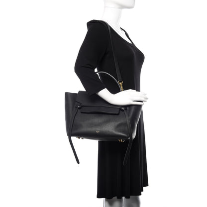 Celine Grained Calfskin Mini Belt Bag Black 2 of 11