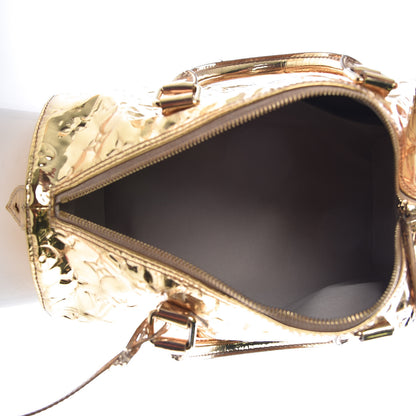 Louis Vuitton Monogram Miroir Speedy 30 Gold 5 of 10